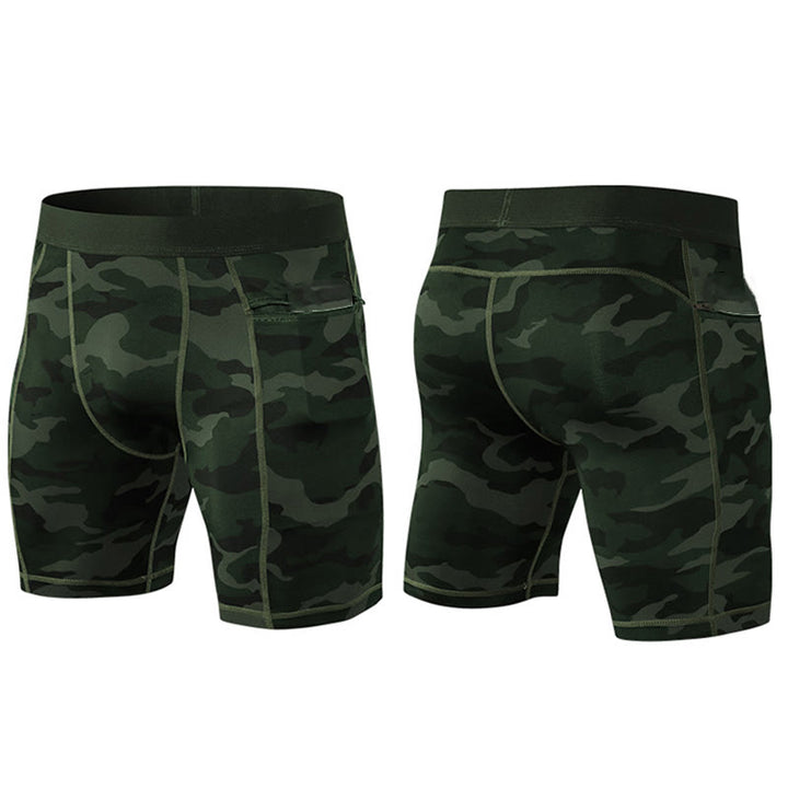 Buddha Stones Short de sport moulant extensible à haute élasticité à séchage rapide pour homme avec poches zippées - image 37