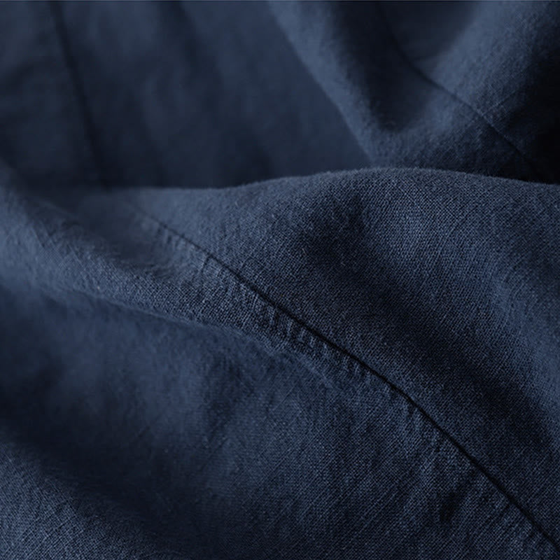 Pantalon sarouel décontracté en coton et lin pour femme avec poches, longueur 7-8, Buddha Stones - image 20