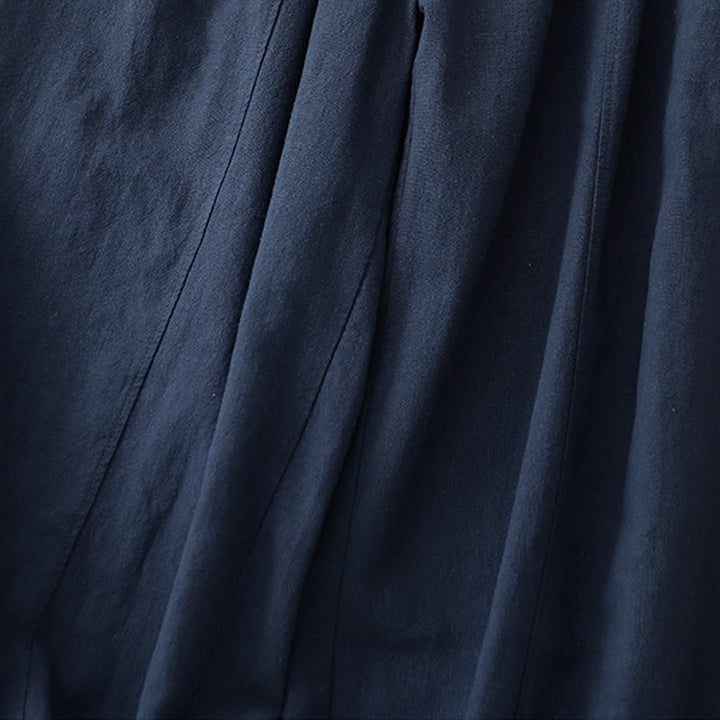 Pantalon sarouel décontracté en coton et lin pour femme avec poches, longueur 7-8, Buddha Stones - image 21