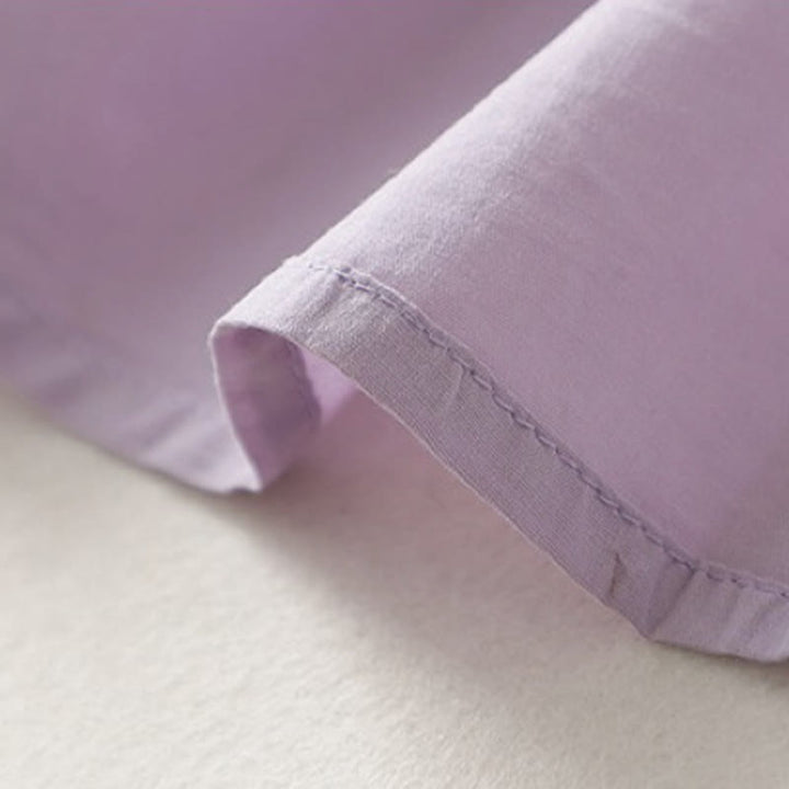 Chemise décontractée en coton et lin à manches mi-longues et col à volants pour femme avec boutons grenouille et Buddha Stones