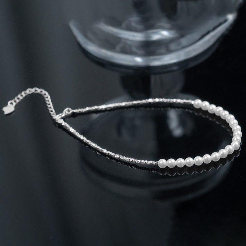 Bracelet de cheville de protection en argent sterling 925 avec Buddha Stones