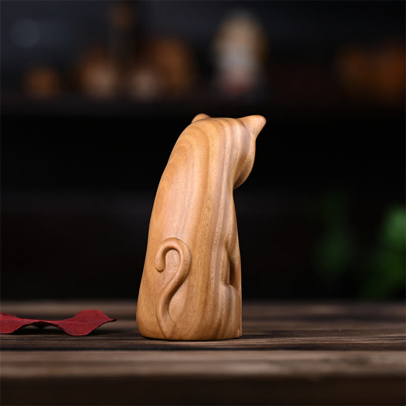Buddha Stones Petit Chat Souris Bois de Santal Vert Palissandre Rouge Africain Paix Décoration de la Maison - image 10