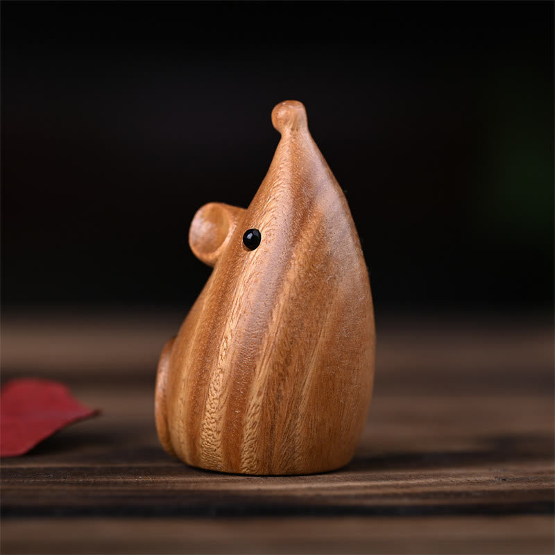 Buddha Stones Petit Chat Souris Bois de Santal Vert Palissandre Rouge Africain Paix Décoration de la Maison - image 17