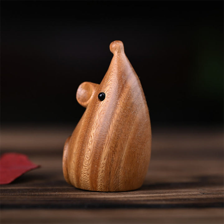 Buddha Stones Petit Chat Souris Bois de Santal Vert Palissandre Rouge Africain Paix Décoration de la Maison - image 17