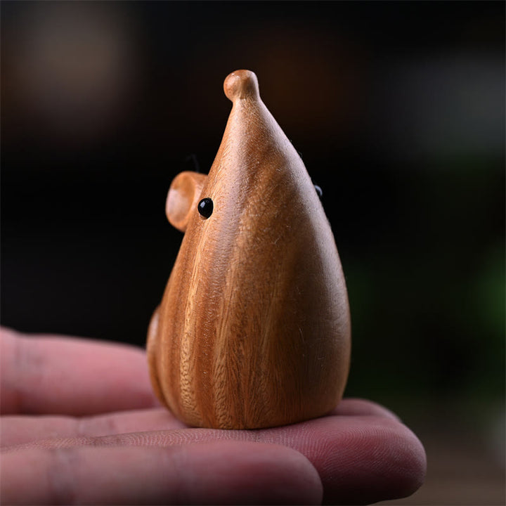 Buddha Stones Petit Chat Souris Bois de Santal Vert Palissandre Rouge Africain Paix Décoration de la Maison - image 19