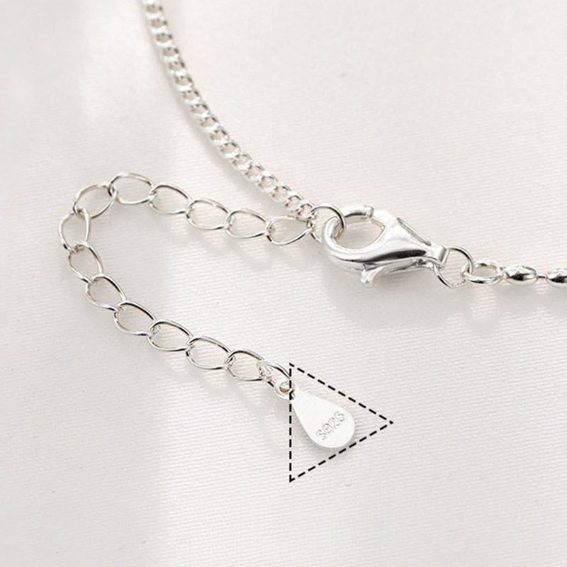 Bracelet de cheville en argent sterling 925 avec petites perles d'agate rouge et pierres de Buddha Stones , symbole de paix et de joie - image 11