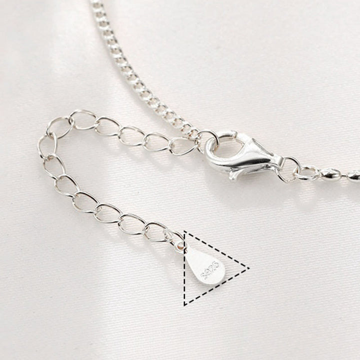 Bracelet de cheville en argent sterling 925 avec petites perles d'agate rouge et pierres de Buddha Stones , symbole de paix et de joie - image 11