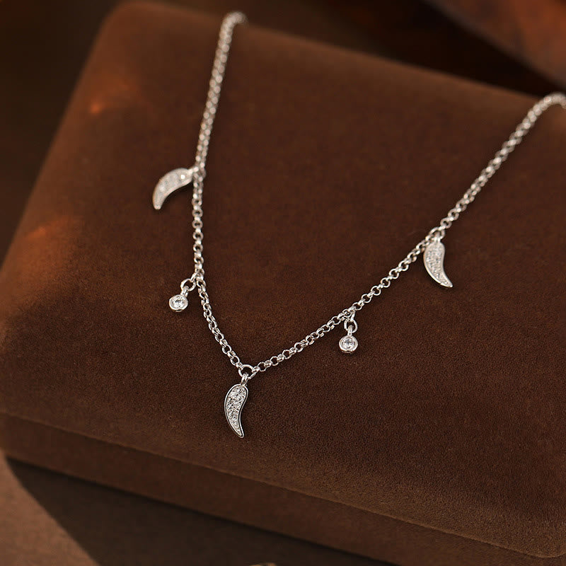 Bracelet de cheville en argent sterling 925 avec breloque petit poivre et zircons, Buddha Stones - Bracelet de cheville en argent (circonférence 25 cm) - image 11