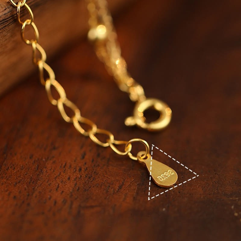 Bracelet de cheville en argent sterling 925 avec breloque petit poivre et zircons, Buddha Stones - image 7