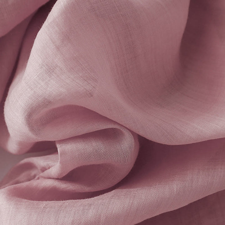 Pantalon large d'été en coton et lin double épaisseur avec broderie Buddha Stones et poches pour femme - image 13