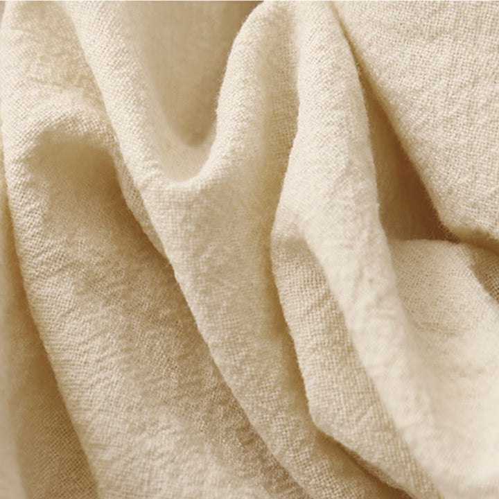 Pantalon large en coton et lin pour femme, Buddha Stones et simple, avec cordon de serrage et poches - image 11