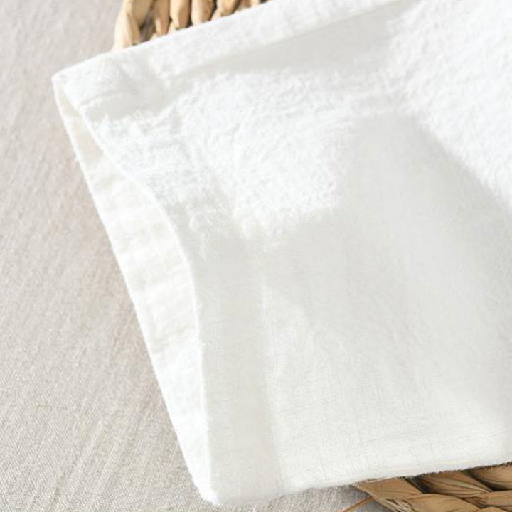 Pantalon décontracté d'été en lin ramie avec cordon de serrage et poches pour homme Buddha Stones - image 8