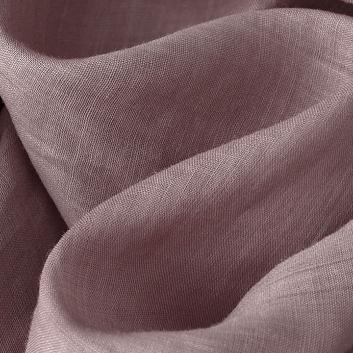 Chemise décontractée à manches mi-longues et col en V pour femme avec broderies de feuilles de saule et Buddha Stones