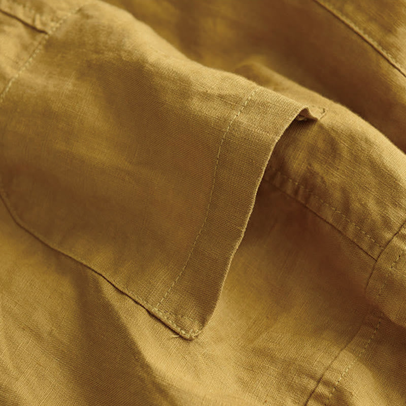 Pantalon sarouel décontracté d'été pour femme avec poches et imprimé Buddha Stones - image 7