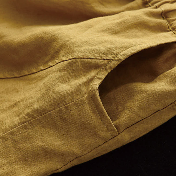 Pantalon sarouel décontracté d'été pour femme avec poches et imprimé Buddha Stones - image 6