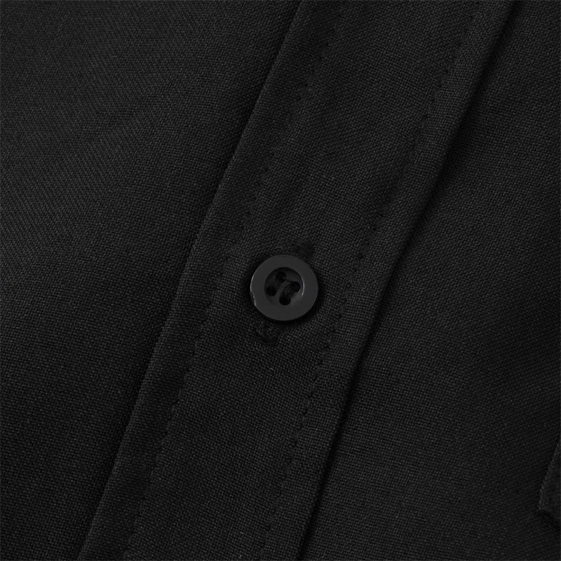 Chemise d'été en coton à manches courtes et boutons pour homme avec poche Motif Buddha Stones - image 11