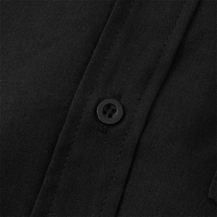 Chemise d'été en coton à manches courtes et boutons pour homme avec poche Motif Buddha Stones - image 11