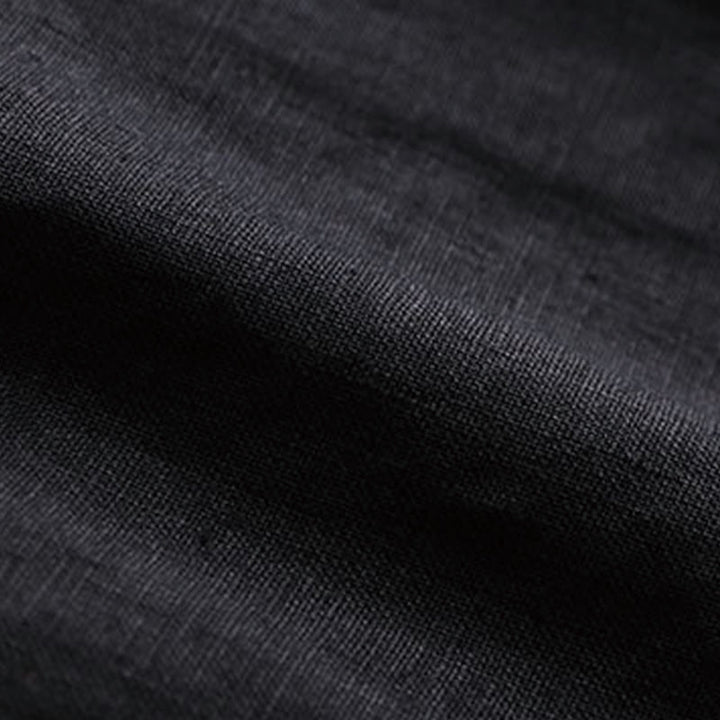 Pantalon large pour femme en coton et lin, couleur unie, Buddha Stones Commute, longueur 7-8, avec poches - image 15