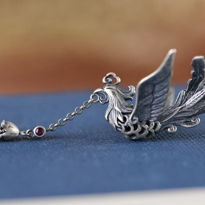 Épingle à cheveux de protection en argent sterling 925 avec Buddha Stones