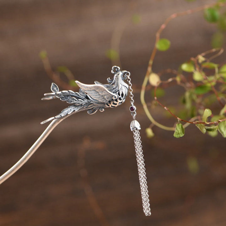 Épingle à cheveux de protection en argent sterling 925 avec Buddha Stones - image 8