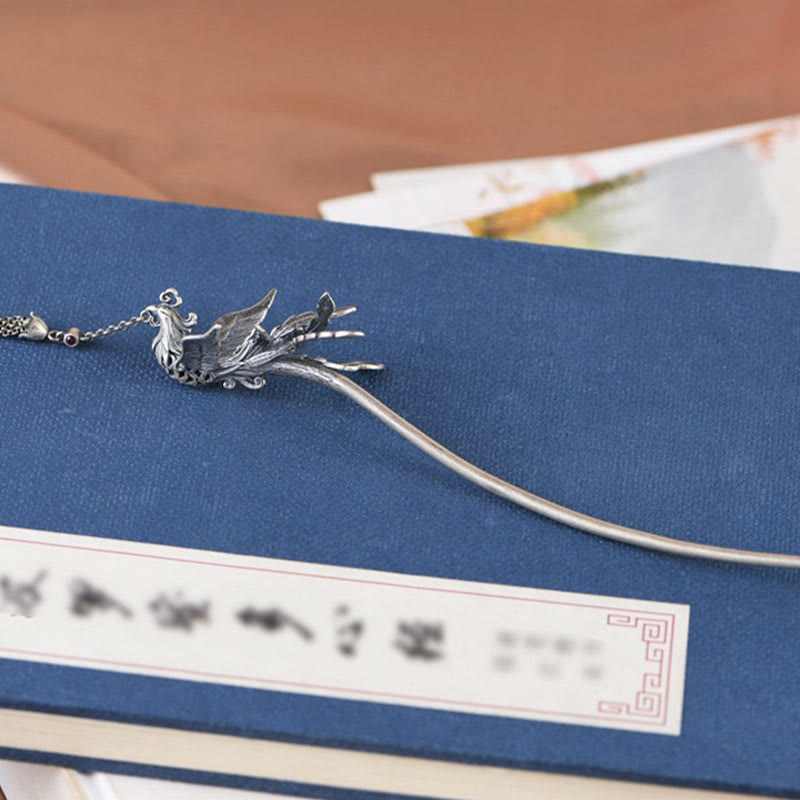 Épingle à cheveux de protection en argent sterling 925 avec Buddha Stones - image 3