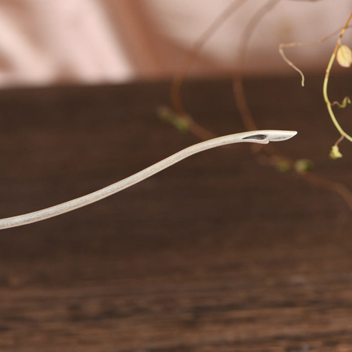 Épingle à cheveux de protection en argent sterling 925 avec Buddha Stones - image 12