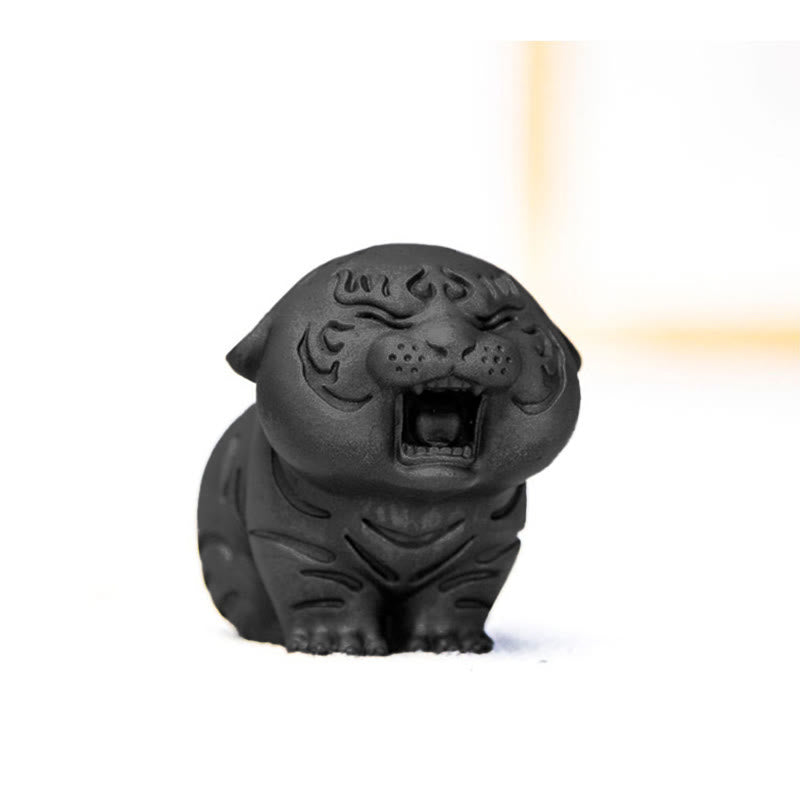 Statue de Buddha Stones en résine moulée en poudre de fer et rouille en forme de tigre mignon, décoration de la maison - image 28