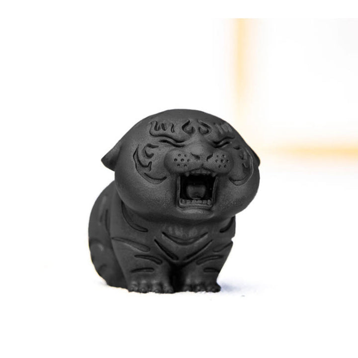 Statue de Buddha Stones en résine moulée en poudre de fer et rouille en forme de tigre mignon, décoration de la maison - image 28