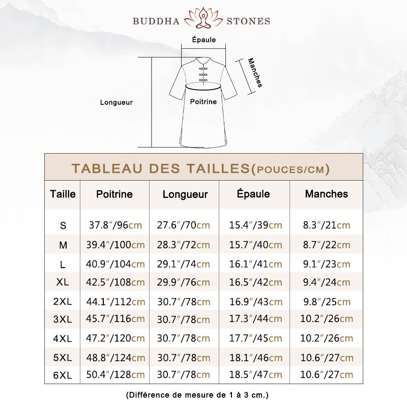 Ensemble de vêtements en coton et lin pour femme, 2 pièces, chemise à manches courtes, haut, t-shirt, pantalon, méditation, zen, Tai Chi - image 3