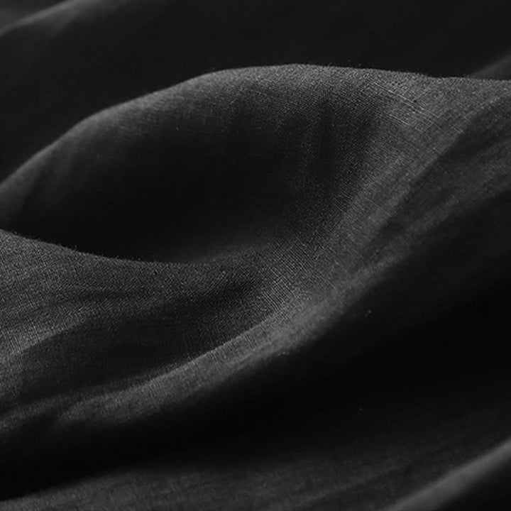 Jupe femme unie à lacets et taille élastique avec poches Buddha Stones - image 21