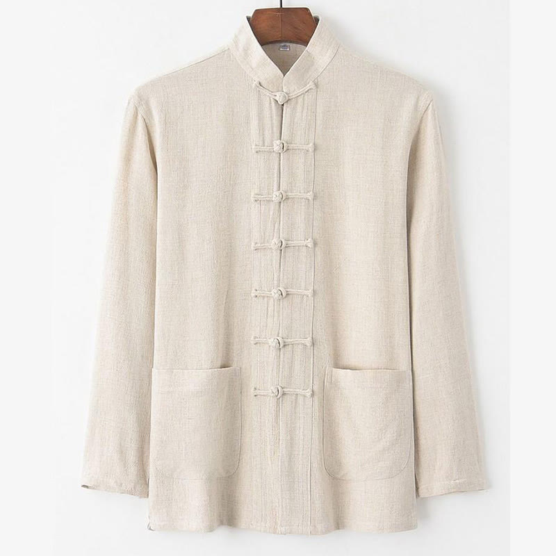 Ensemble 2 pièces pour homme, chemise à manches longues et pantalon, motif Buddha Stones - image 1