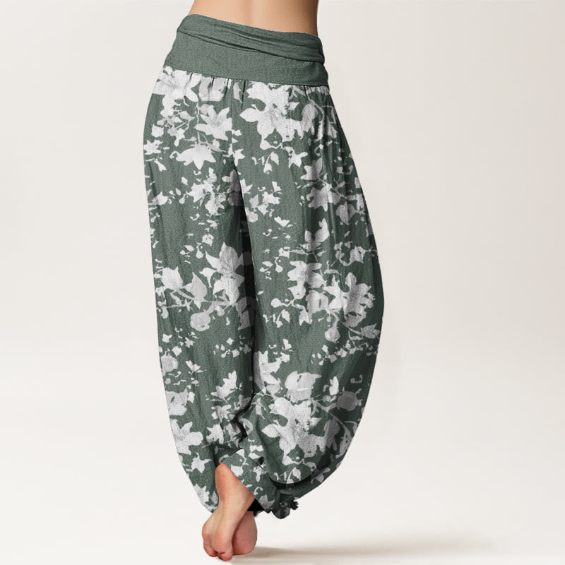 Pantalon harem à taille élastique pour femme , Buddha Stones, en coton - image 6