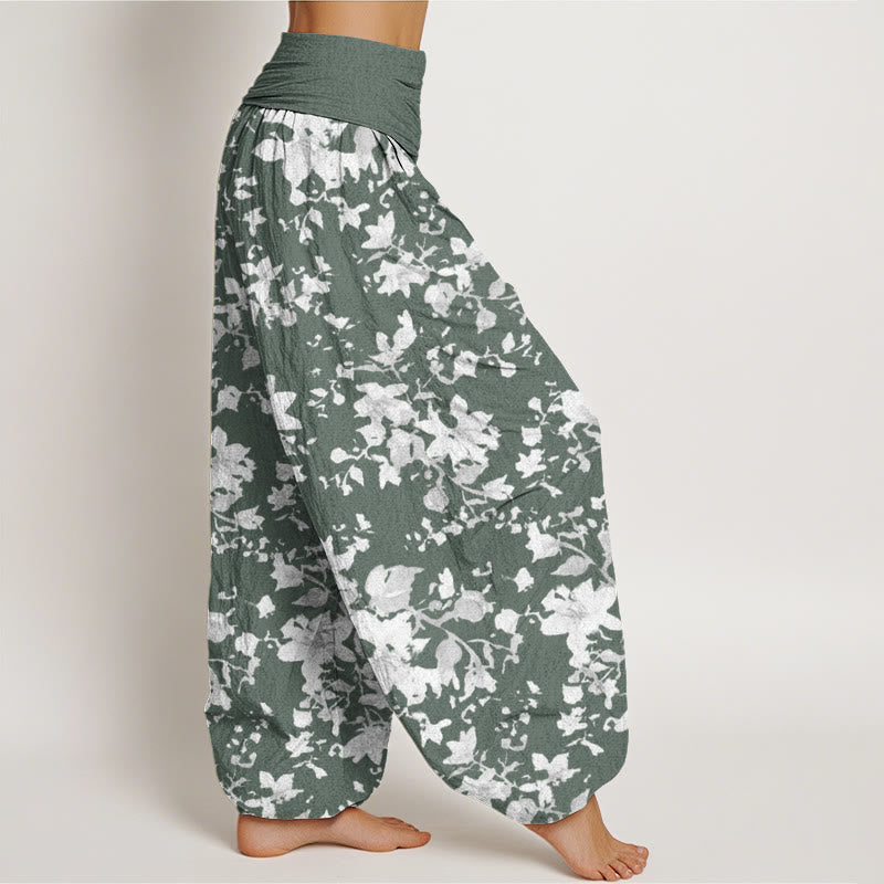 Pantalon harem à taille élastique pour femme , Buddha Stones, en coton - image 5