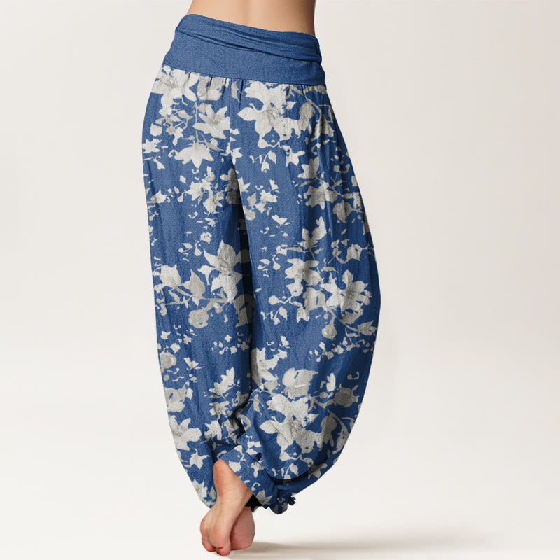 Pantalon sarouel taille élastique pour femme, motif Buddha Stones - image 9