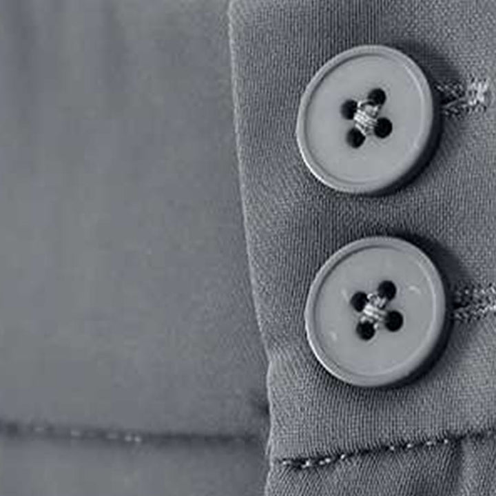 Short d'été décontracté en coton et lin avec poches pour femme, style Buddha Stones, avec fermeture éclair et boutons