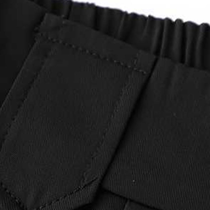 Short d'été décontracté en coton et lin avec poches pour femme, style Buddha Stones, avec fermeture éclair et boutons - image 13