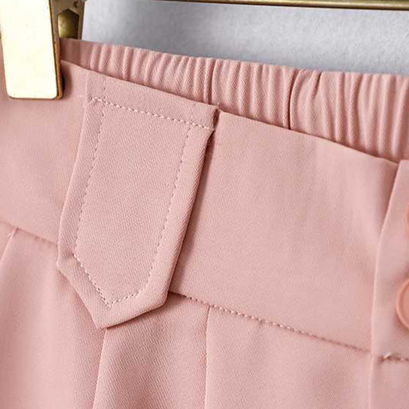 Short d'été décontracté en coton et lin avec poches pour femme, style Buddha Stones, avec fermeture éclair et boutons