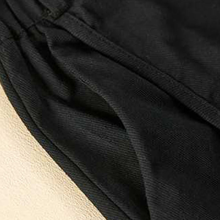 Short d'été décontracté en coton uni avec poches pour femme Motif Buddha Stones