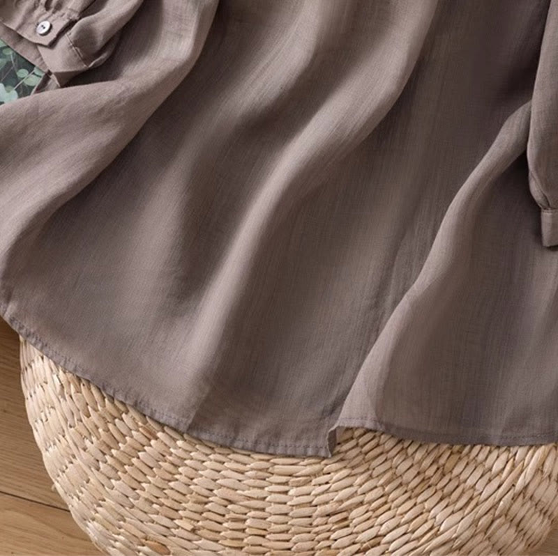 T-shirt décontracté à manches courtes et col ras du cou pour femme, broderie symétrique, motif Buddha Stones, en élasthanne - image 23