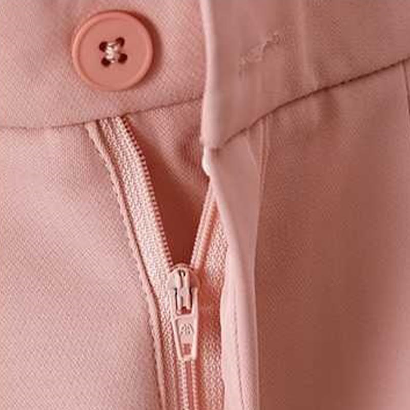Short d'été décontracté en coton et lin avec poches pour femme, style Buddha Stones, avec fermeture éclair et boutons
