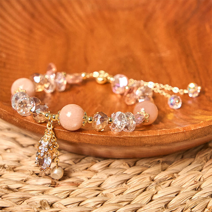 Bracelet de richesse PiXiu en pierre naturelle du soleil de Buddha Stones