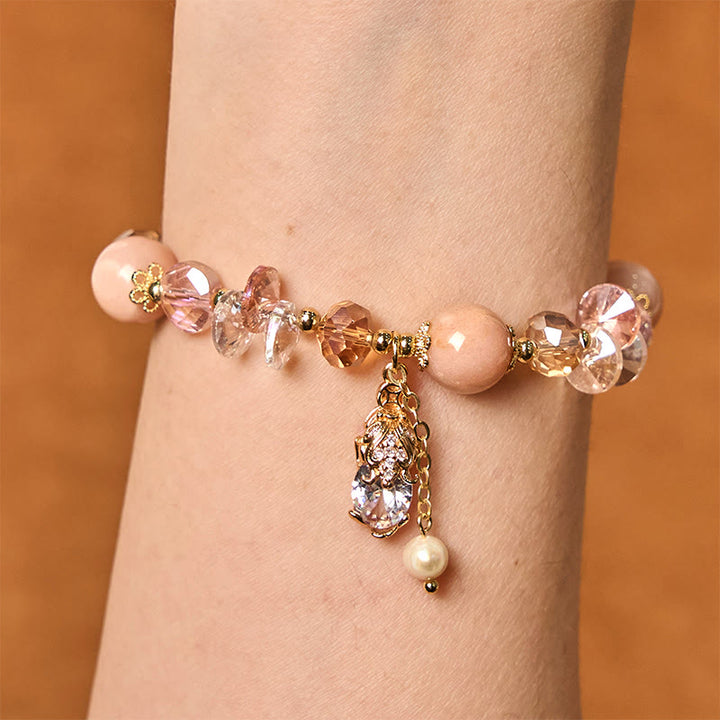 Bracelet de richesse PiXiu en pierre naturelle du soleil de Buddha Stones