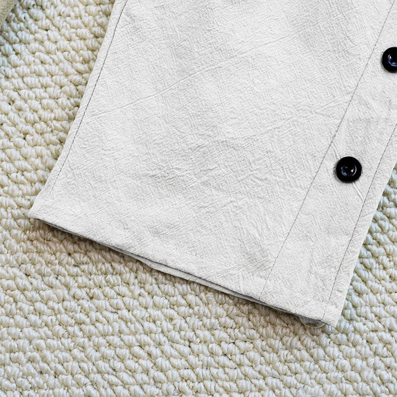 Pantalon d'été uni en coton et lin avec cordon de serrage et poches pour femme, motif patchwork Buddha Stones - image 6