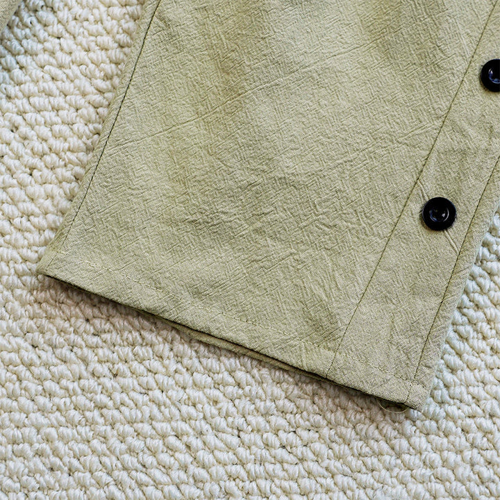 Pantalon d'été uni en coton et lin avec cordon de serrage et poches pour femme, motif patchwork Buddha Stones