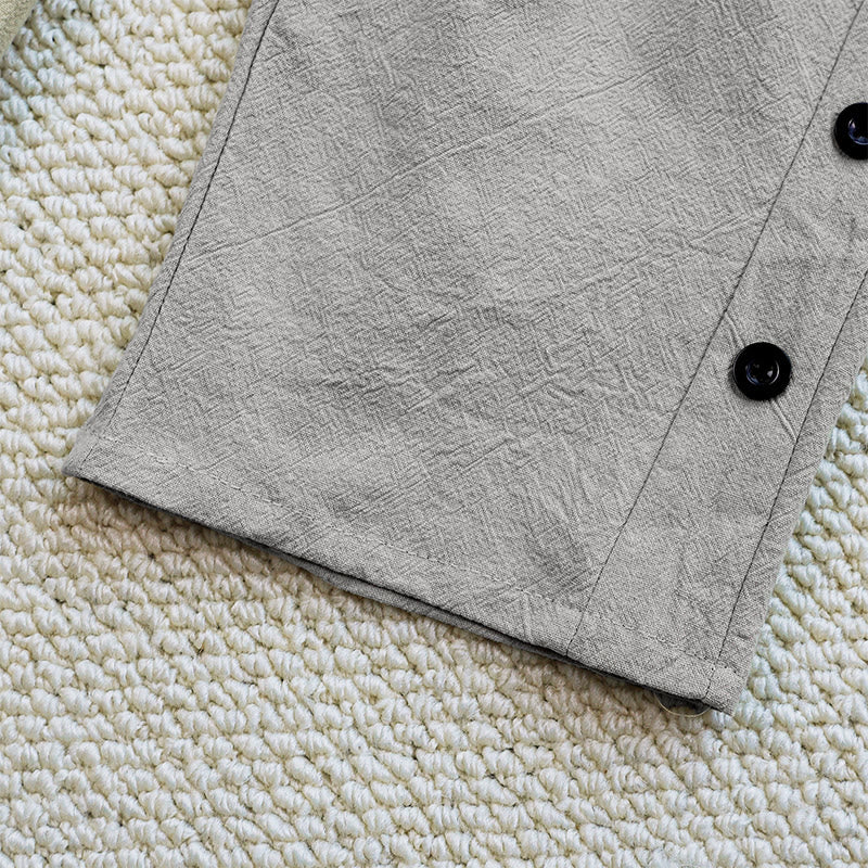 Pantalon d'été uni en coton et lin avec cordon de serrage et poches pour femme, motif patchwork Buddha Stones - image 38