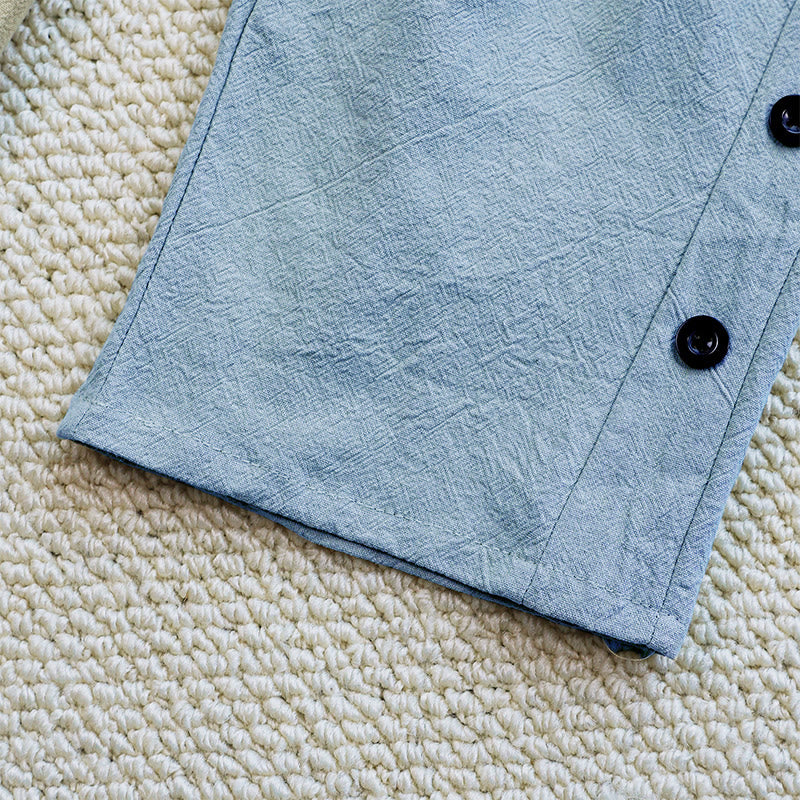 Pantalon d'été uni en coton et lin avec cordon de serrage et poches pour femme, motif patchwork Buddha Stones - image 23