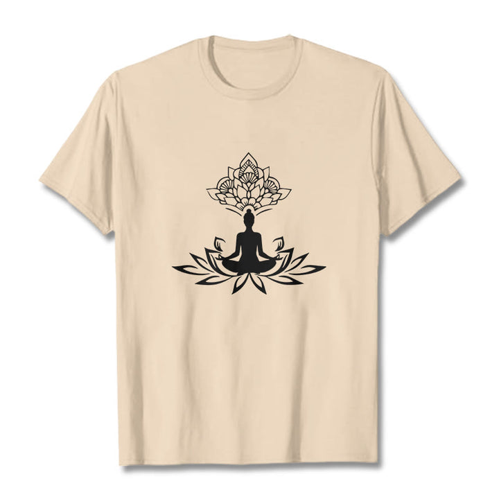 T-shirt Buddha Stones de Lotus Méditation Bouddha - Bisque - 2XL - image 8