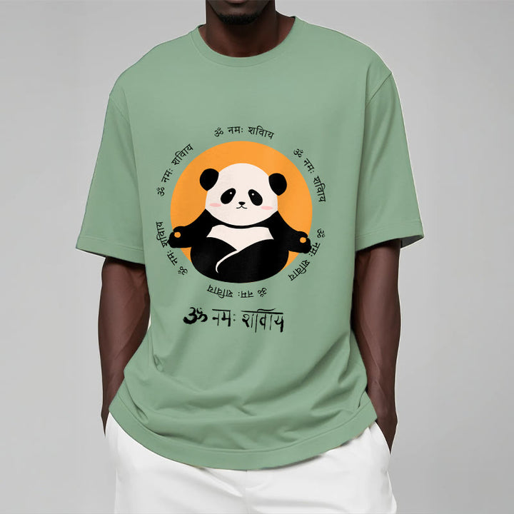 T-shirt Buddha Stones Panda sanskrit Namah Shivaya - image 15
