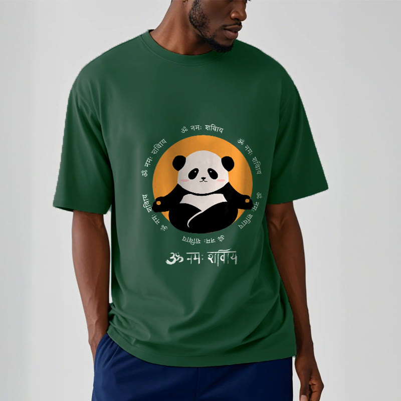 T-shirt Buddha Stones Panda sanskrit Namah Shivaya - image 11