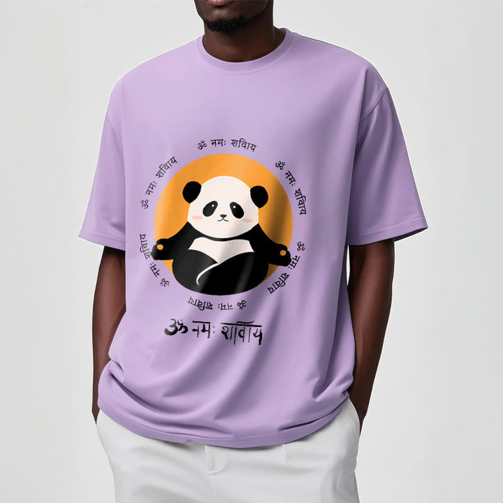 T-shirt Buddha Stones Panda sanskrit Namah Shivaya - image 17